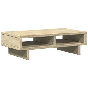 vidaXL Monitoriaus stovas, ąžuolo, 50x27x15cm, apdirbta mediena