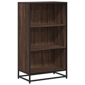 vidaXL knygų spintelė Rudas ąžuolas 60x35x107,5 cm Inžinerinė mediena