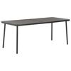 vidaXL Sodo stalas, tamsiai pilkos spalvos, 180x83x72cm, plienas