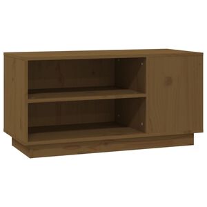 vidaXL Televizoriaus spintelė, medaus ruda, 80x35x40,5cm, pu&scaron;is