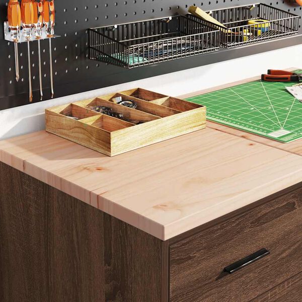 vidaXL Garažo spinta, 40x51x85 cm, pu&scaron;ies medienos masyvas