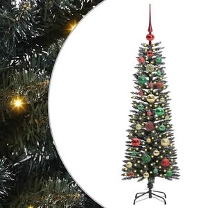 vidaXL Dirbtinė Kalėdų eglutė Žalia 120 cm PVC, plastikas ir plienas