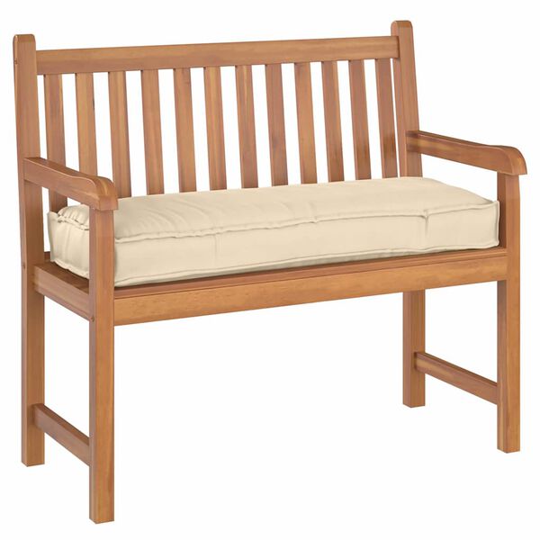 vidaXL Pagalvėlė Smėlio 110 x 40 x 8 cm Oksfordo audinys