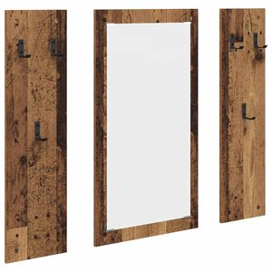 vidaXL Prikabinamas paltas su saugykla Senas medis 96 x 1,5 x 90 cm
