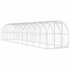 vidaXL Vi&scaron;tų būdas Sidabrinė 1000 x 200 x 200 cm Galvanizuotas plienas