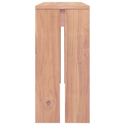 vidaXL Konsolinis staliukas, 110x35x75cm, tikmedžio medienos masyvas