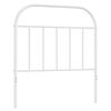 vidaXL Metalinis pakaitinis galvūgalis, baltos spalvos, 90cm