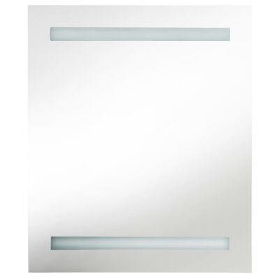 vidaXL Veidrodinė vonios spintelė su LED apšvietimu, 50x13,5x60 cm