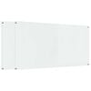 vidaXL Virtuvės atbraila 2 vnt. Skaidrus 120 x 60 cm grūdintas stiklas