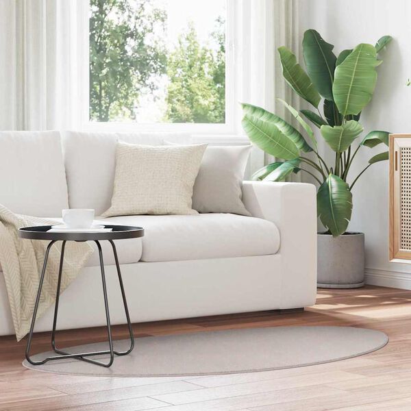 vidaXL Kilimas HUARTE Smėlio 80 x 150 cm Poliesteris