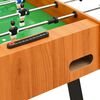 vidaXL Sulankstomas stalo futbolo stalas, 121x61x80cm, šviesiai rudas