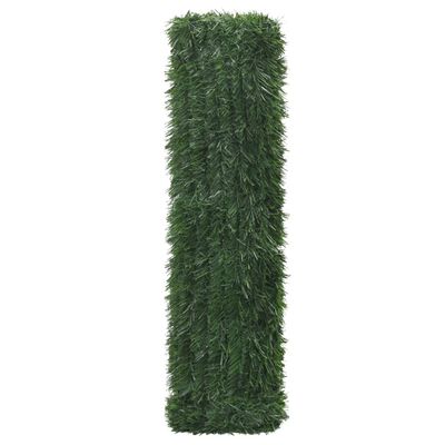 vidaXL Dirbtinės žolės tvora, žalios spalvos, 1x10m