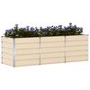 vidaXL Lovelis Ivory 240 x 80 x 75 cm Plienas