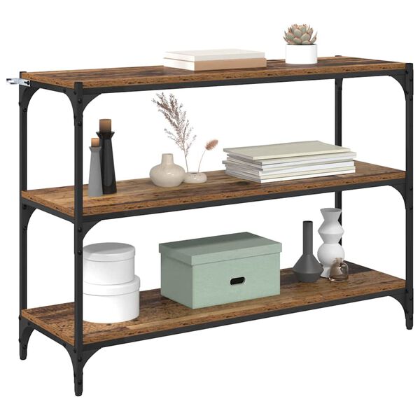 vidaXL Knygų spinta Sena mediena 100 x 33 x 70,5 cm