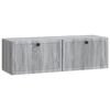 vidaXL Sieninė TV spintelė Pilka sonoma ąžuolo 98 x 31 x 30 cm