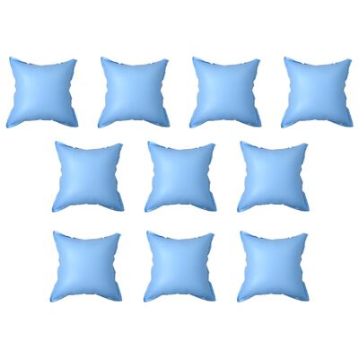 vidaXL Pripučiamos žieminės pagalvės baseino uždangalui, 10vnt., PVC