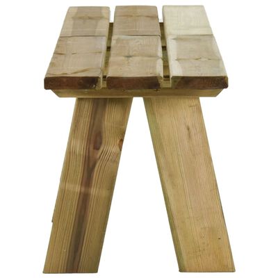 vidaXL Sodo suoliukas, 160cm, impregnuotos pušies medienos masyvas