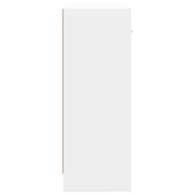 vidaXL Šoninė spintelė, baltos spalvos, 91x28x75cm, apdirbta mediena