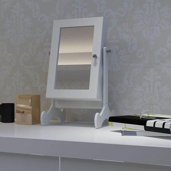 Pastatoma Papuo&scaron;alų Dėžutė-Spintelė su Veidrodžiu