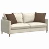 vidaXL Sofa Pagalvės 2 pcs Ruda 50 x 50 cm audinys