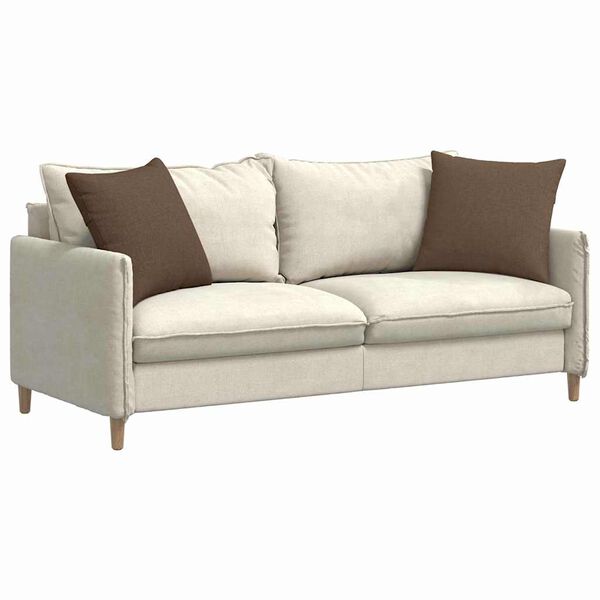 vidaXL Sofa Pagalvės 2 pcs Ruda 50 x 50 cm audinys