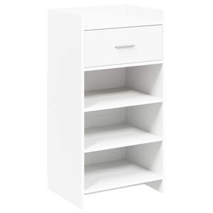 vidaXL Batu skrynia su stalčių Balta 48 x 36 x 92 cm Apdirbta mediena