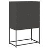vidaXL Highboard Black 68x39x107 cm Plienas