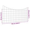 vidaXL Tvenkinio tvoros rinkinys 5 pcs Žalia 100 x 50 cm Plienas