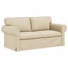 vidaXL Sofa 2 pcs Kreminė 175 x 82 x 80 cm audinys