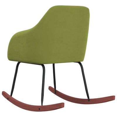 vidaXL Supama kėdė, šviesiai žalios spalvos, aksomas