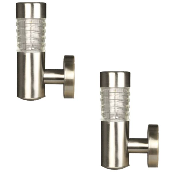 Luxform Sodo LED šviestuvai su saulės element. Tacoma, 2vnt., sidabr.