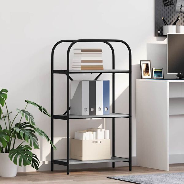 vidaXL Knygų lentyna Pilkas Sonoma 60 x 30 x 109 cm Apdirbta mediena