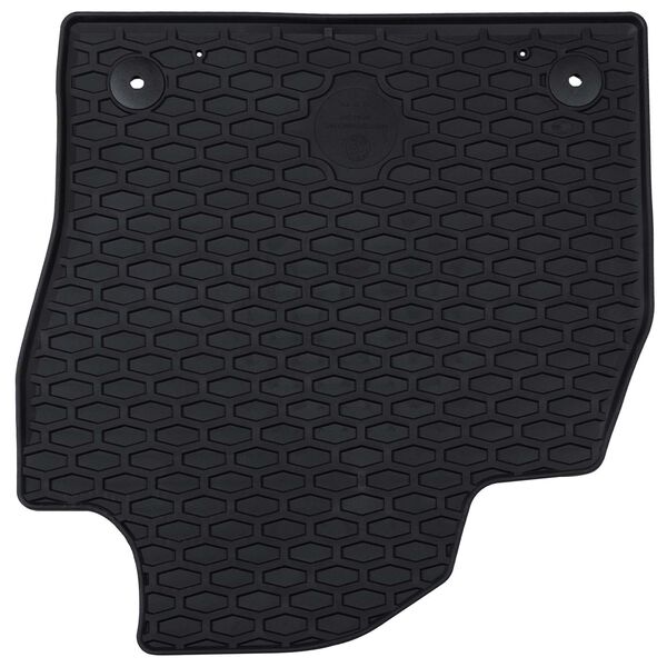 vidaXL Automobilių kilimėlis 4 pcs Juoda VW POLO , TAIGO Guma