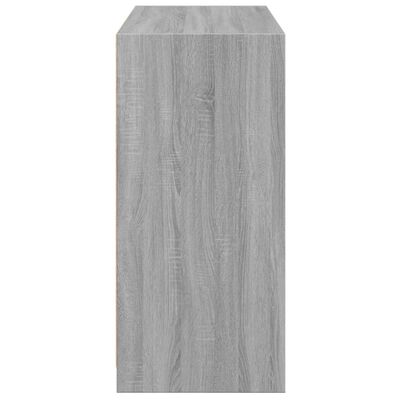 vidaXL Drabužių spinta, pilka ąžuolo, 77x48x102cm, apdirbta mediena