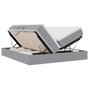 vidaXL Lova su daiktų laikymo vieta ir čiužiniu 180 x 200 cm