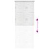 vidaXL Dušo roletas, 80x240 cm, su užrašais