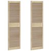 vidaXL Spintelės durys su durimis 2 vnt. Natūrali 170 x 2,1 x 49,5 cm