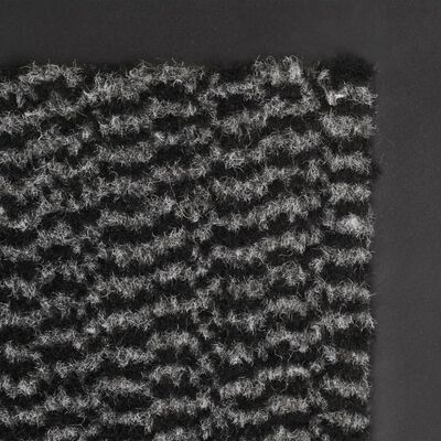 vidaXL Durų kilimėlis, kvadratinis, dygsniuotas, 120x180 cm, antracito