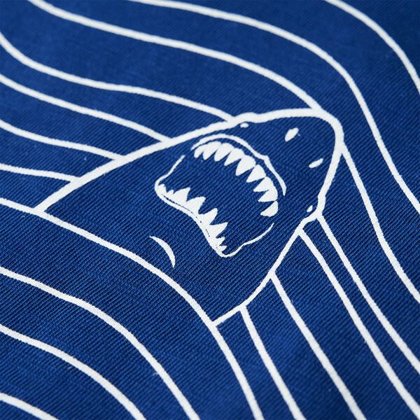 Vaikiški marškinėliai, tamsiai mėlynos spalvos, 128 dydžio