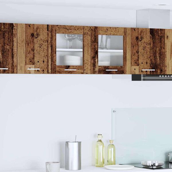 vidaXL Pakabinama spintelė Senos medienos ir baltos 80 x 31 x 40 cm