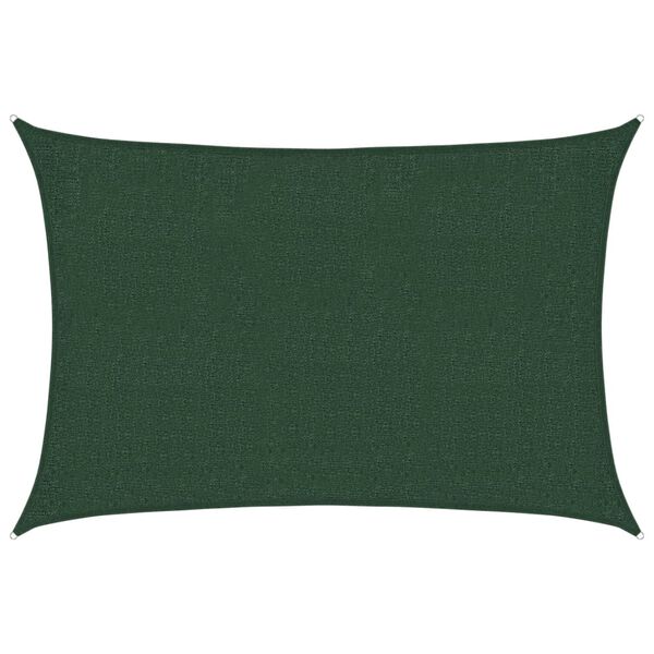 vidaXL Uždanga nuo saulės, tamsiai žalios spalvos, 2x3m, HDPE, 160g/m&sup2;