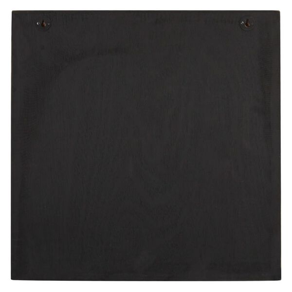 vidaXL Veidrodis, 50x50cm, perdirbta tikmedžio mediena