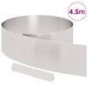 vidaXL Vejo kra&scaron;tas Sidabro 450 x 0.05 x 15 cm Nerūdijantis Plienas