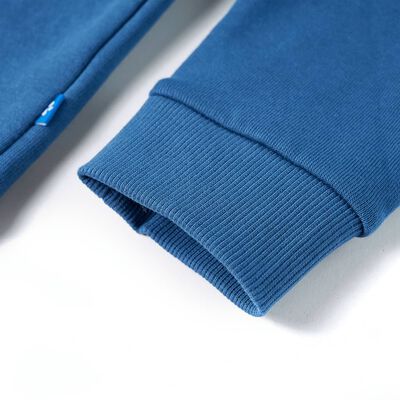 Vaikiškas sportinis megztinis su gobtuvu, mėlynos spalvos, 92 dydžio