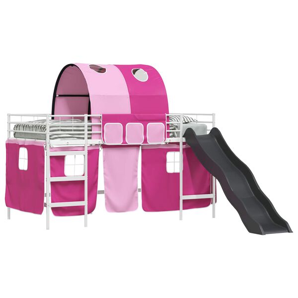 vidaXL Balta ir rožinė 99,5 x 200 cm