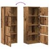 vidaXL Knygų spinta, sendintos medienos, 40x24x102cm, apdirbta mediena