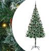vidaXL Dirbtinė Kalėdų eglutė su 300 LED Žalia 180 cm PVC ir plienas