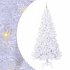 vidaXL Dirbtinė Kalėdų eglutė su 300 LED Balta 240 cm PVC ir Plienas