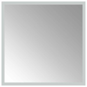 vidaXL LED vonios veidrodis Skaidrus 40 x 40 cm grūdintas stiklas