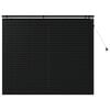 vidaXL Venecijos žaliuzės Juoda 160 x 130 cm 35 mm